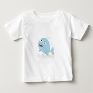 ブルークジラ ベビーTシャツ