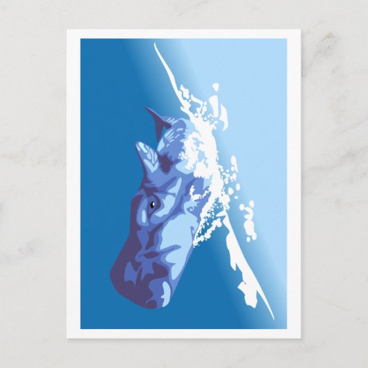 ブルークジラ ポストカード (正面)