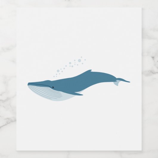 ブルークジラ ワインラベル (シングルラベル)