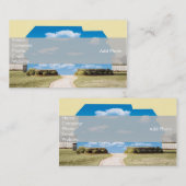 ブルークラウズエテ実在ートオープンハウス 名刺 (正面/裏面)