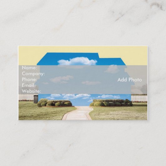 ブルークラウズエテ実在ートオープンハウス 名刺 (正面)