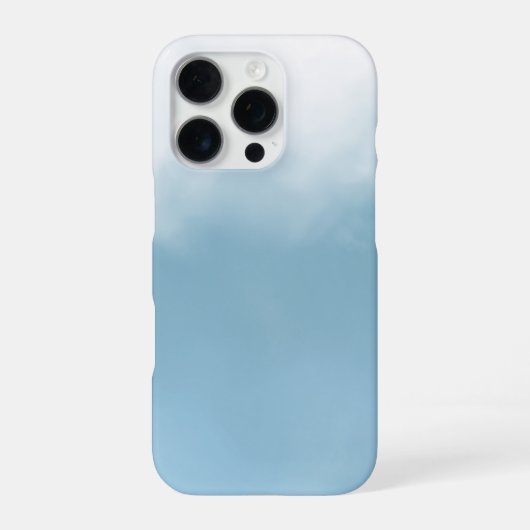 ブルークラウドの美しいデザインのスマホケース iPhoneケース (裏面)