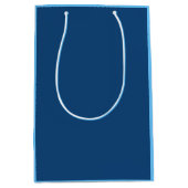 ブルークラウドアート ミディアムペーパーバッグ (正面)