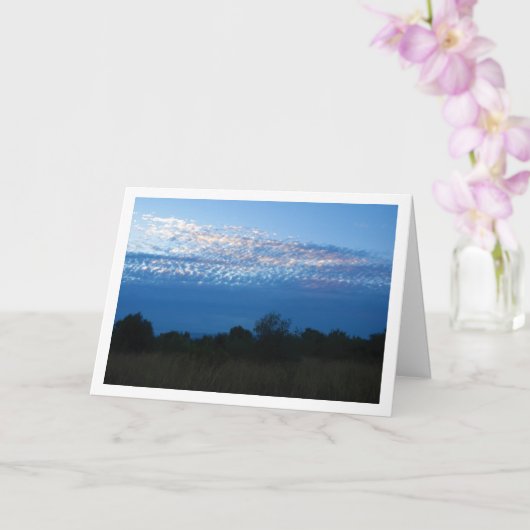 ブルークラウドスケープ カード (蘭)