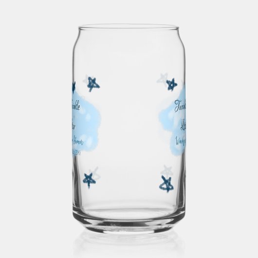 ブルークラウドトゥインクルトゥインクルリトルスターベビーショウ ガラス缶 (左)