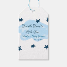 ブルークラウドトゥインクルトゥインクルリトルスターベビーショウ ギフトタグ