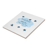 ブルークラウドトゥインクルトゥインクルリトルスターベビーショウ タイル (側面)