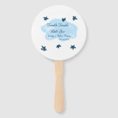 ブルークラウドトゥインクルトゥインクルリトルスターベビーショウ ハンドファン (裏面)