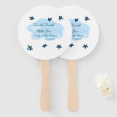 ブルークラウドトゥインクルトゥインクルリトルスターベビーショウ ハンドファン (正面&裏面)