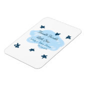 ブルークラウドトゥインクルトゥインクルリトルスターベビーショウ マグネット (左側)