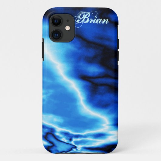 ブルークラウドN稲妻iPhone 5ケース Case-Mate iPhoneケース (裏面)