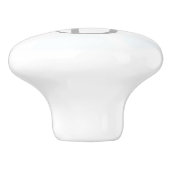 ブルークラウンとドット王室のパーソナライズされたレターノブ セラミックノブ (側面)