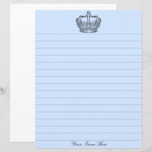 ブルークラウン文房具 (正面/裏面)