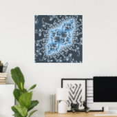 ブルークラゲのポスター ポスター (ホームオフィス)