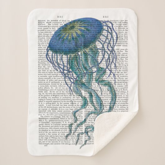 ブルークラゲ シェルパブランケット (正面)