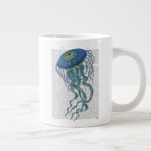 ブルークラゲ ジャンボコーヒーマグカップ