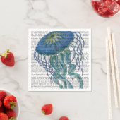ブルークラゲ スタンダードカクテルナプキン (インサイチュ)