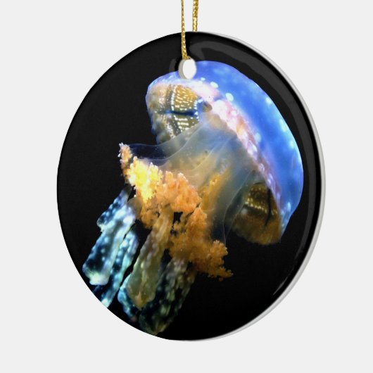 ブルークラゲ セラミックオーナメント (左)