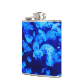 ブルークラゲ フラスク (左)