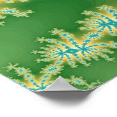 ブルークラゲ(プリント) ポスター (角)