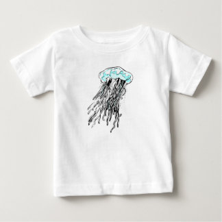 ブルークラゲ ベビーTシャツ