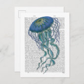 ブルークラゲ ポストカード (正面/裏面)