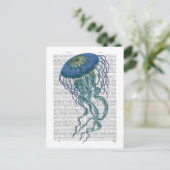 ブルークラゲ ポストカード (スタンド正面)