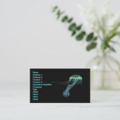 ブルークラゲ 名刺 (スタンド正面)
