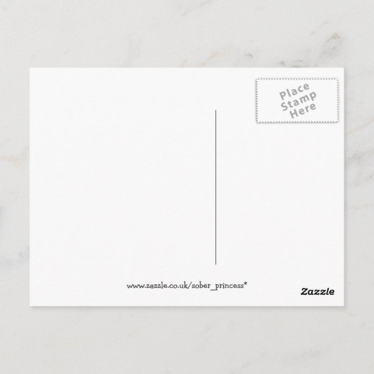 ブルークラゲGETTIN入りITはがき ポストカード (裏面)