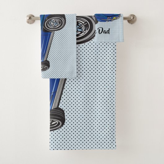 ブルークラシックコルベットデザインバスタオルセット バスタオルセット (インサイチュ)