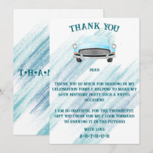 ブルークラシックレトロ車のヴィンテージ水色