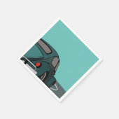 ブルークラシック誕生日 スタンダードカクテルナプキン (角)