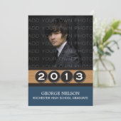 ブルークラシー鍵ズ卒業招待状 招待状 (スタンド正面)