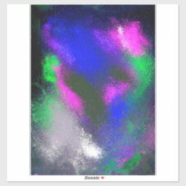 「ブルークラスター」ビニールクラフトシール シール