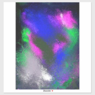 「ブルークラスター」ビニールクラフトシール シール