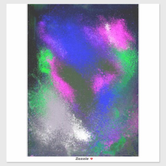 「ブルークラスター」ビニールクラフトシール シール (シート)