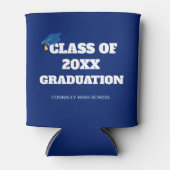 ブルークラス2025カスタム年卒業 缶クーラー (正面)