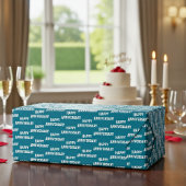 ブルークラッシュのアニバーサリーラップ ラッピングペーパー