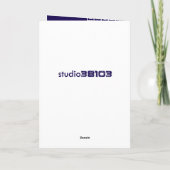 ブルークラッシュNo. 38 |グリーティングカード カード (裏面)