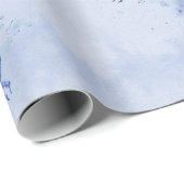 ブルークラブの水彩画 ラッピングペーパー (ロールコーナー)