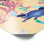 ブルークラブオーシャンガーデン フォトプリント            (角)