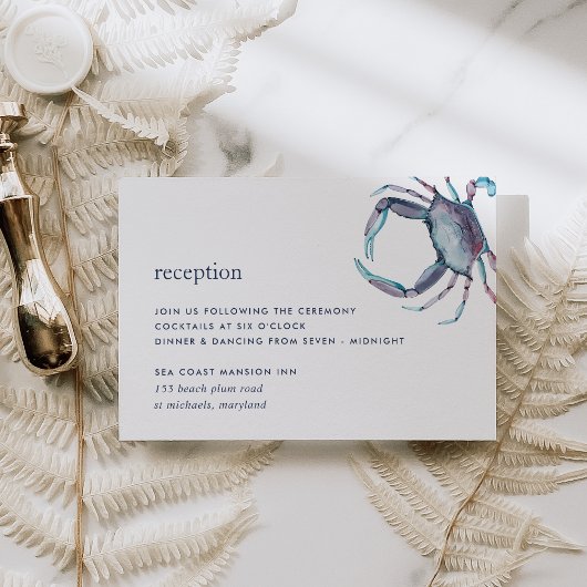 ブルークラブ 受付案内カード エンクロージャーカード