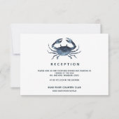 ブルークラブ | 結婚式場 封入カード 招待状 (正面)