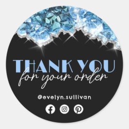 ブルークリスタルありがとう ラウンドシール