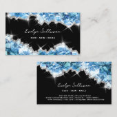 ブルークリスタルジオードビジネスカード 名刺 (正面/裏面)