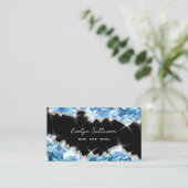 ブルークリスタルジオードビジネスカード 名刺 (スタンド正面)