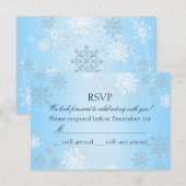 ブルークリスタルスノーフレーク 冬のワンダーランド RSVP (正面/裏面)