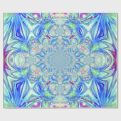 ブルークリスタルラッピング紙 ラッピングペーパー (フラット)