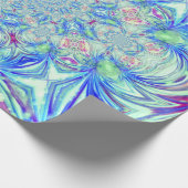 ブルークリスタルラッピング紙 ラッピングペーパー (角)