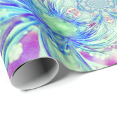 ブルークリスタルラッピング紙 ラッピングペーパー (ロールコーナー)